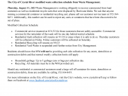 waste collection press release