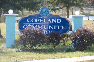 Copeland Community Park Sign