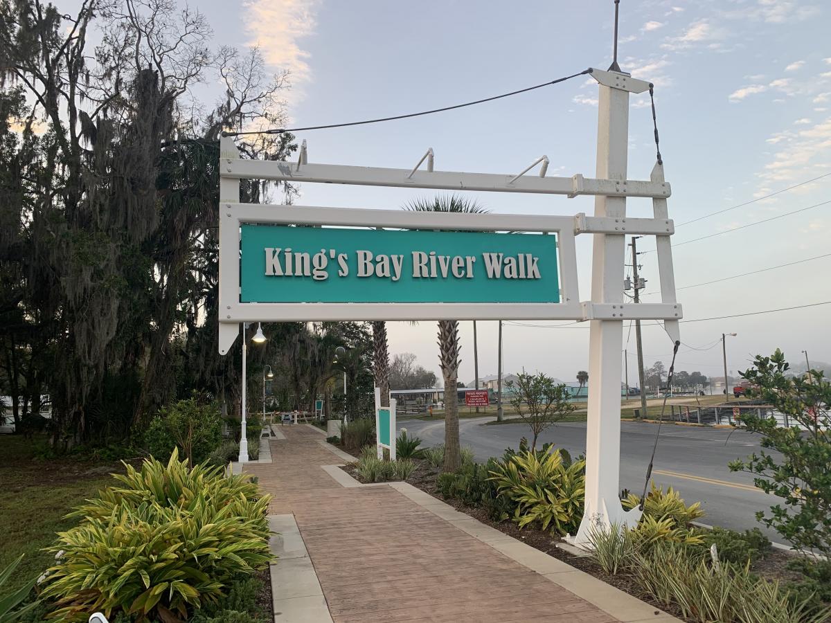 Kings Bay Riverwalk Entrance