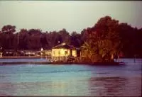 Lolly Island at sunrise.