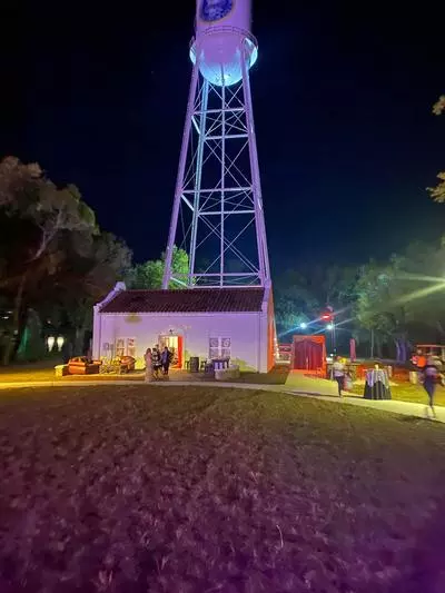 Pumphouse at Night