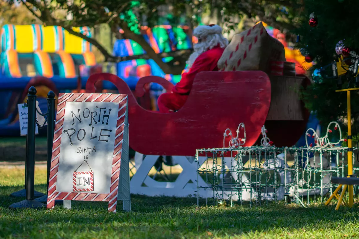Santa Sleigh at Event