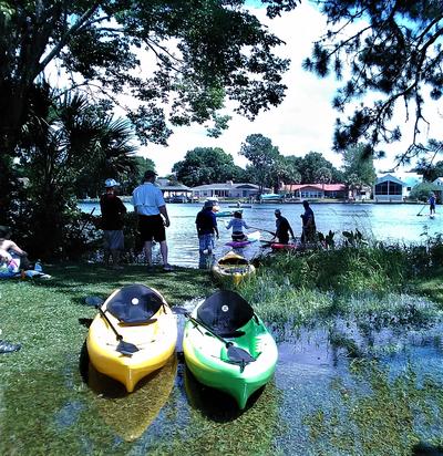 kayaks and stand-up paddleboarding